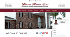 Desktop Screenshot of bannanfuneralhome.com